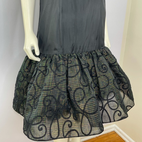 Vintage Evenings by RAUL BLANCO Designer Cocktail Evening Drop Waist Dress - Picture 15 of 15